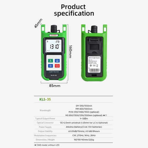 Komshine FX39 Fusion Splicer + SM QX55 OTDR +KPM-35 OPM + KLS-35 -S Source lumineuse - Photo 22/23