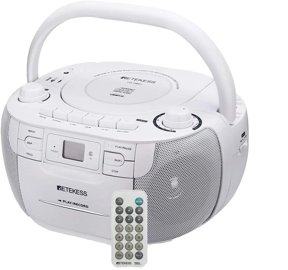 白色无线便携式扬声器