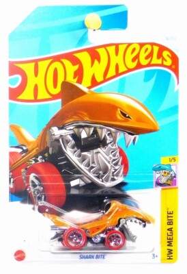 2024 Hot Wheels 18/250 HW Mega Bite 1/5 Shark Bite Netflx Let's Race Diecast!