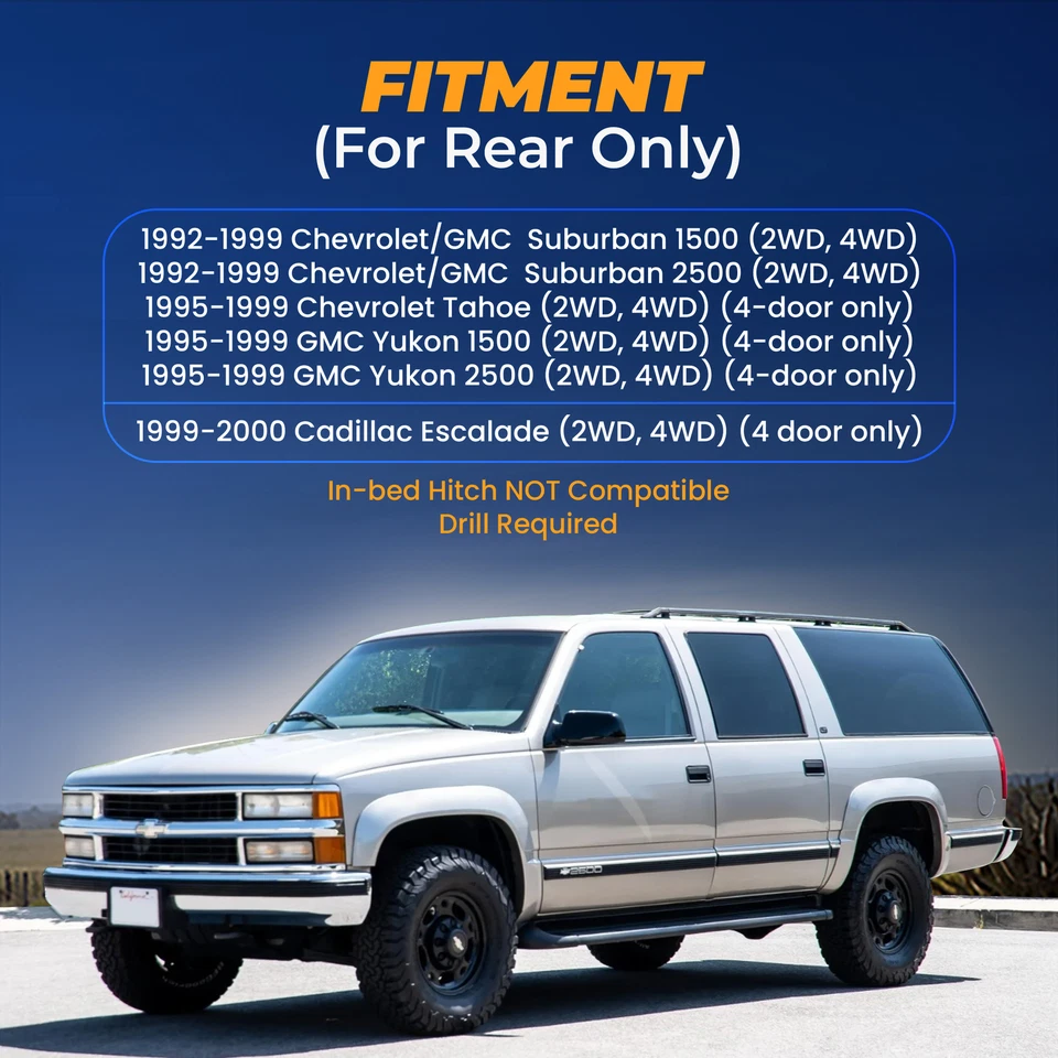 Airbag Air Bag Suspension for 1992-1999 Chevrolet Chevy Tahoe 4 Door 2WD 4WD Foto 3 de 4