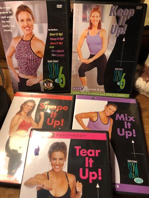 Debbie Siebers workout exercise program DVD set Slim in 6 firm mix tone it up