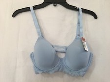 New No Boundaries Lace Frame T Shirt Bra Junior Women Light Blue many sizes