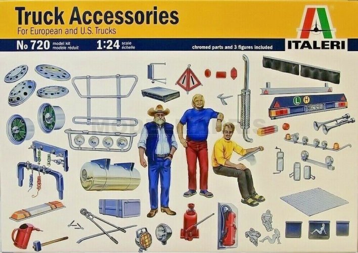 ITALERI 720 Kit Accessori Camion Truck Accessories European - U.s. Trucks - ITAL