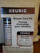  Keurig Brewer Care Kit Descaling Solution + 2PK Hot Water Filter Cartridges 965