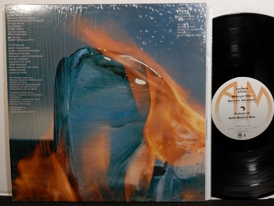 STYX Equinox LP A&M SP-4559 STEREO 1975 Rock Foto 2 de 2