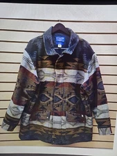 MENS 2XL PENDLETON SOUTHWEST DES. THINSULATE HIGH GRADE WOOL WESTERN WEAR JACKET