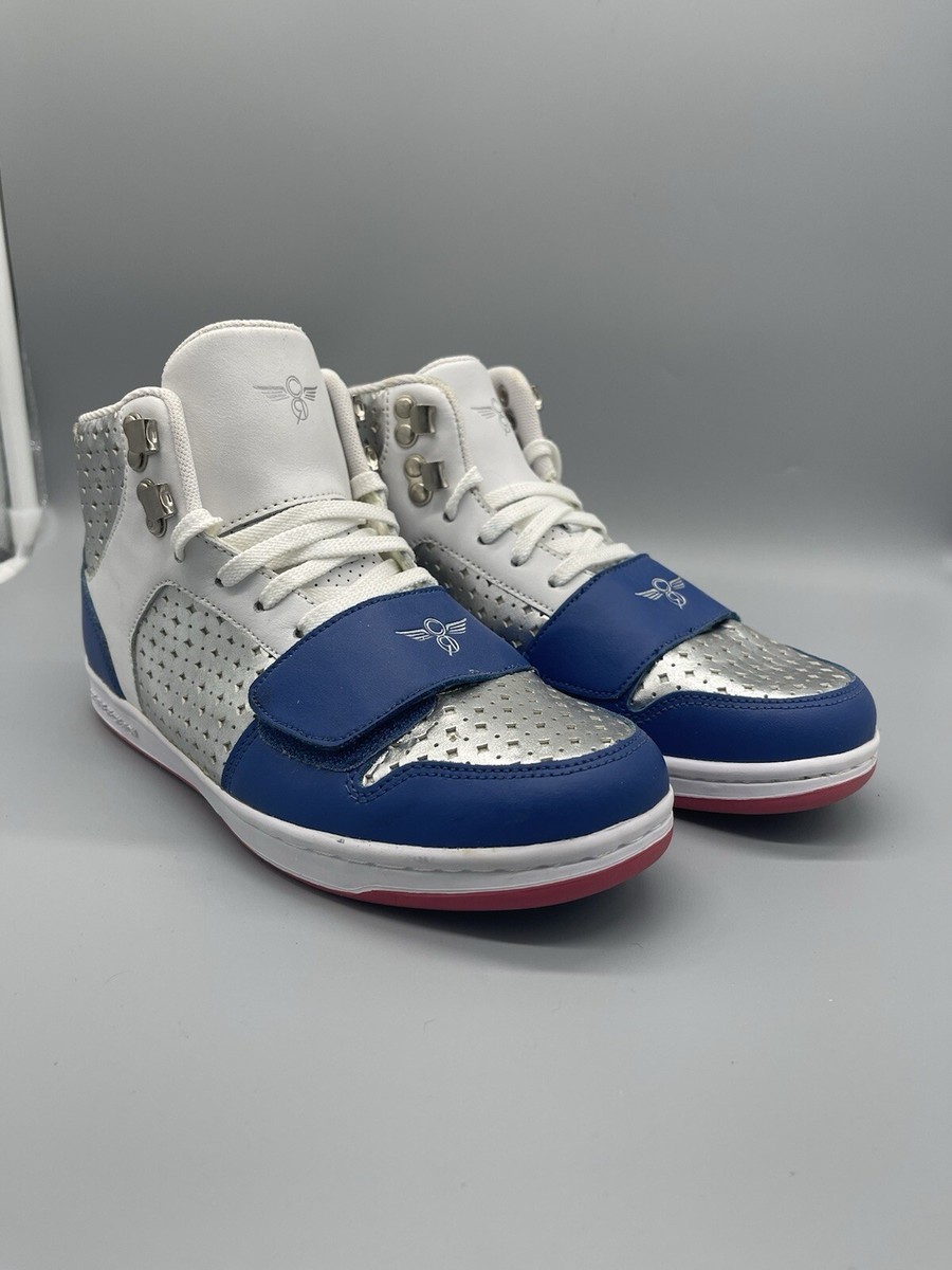 Creative Recreation Womens Cesario White/Blue/Silver Size