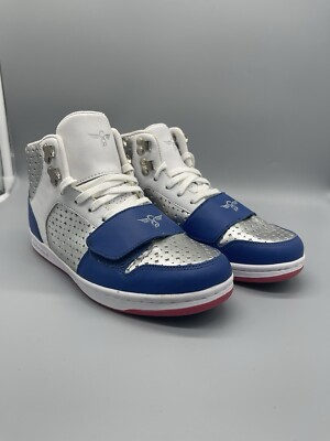 Creative Recreation Womens Cesario White/Blue/Silver Size