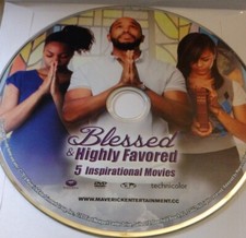 Blessed and Highly Favored + 5 more Inspirational Movies (DVD disc only, 2016