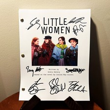 Guión de película firmado autografiado Little Women reimpresión guión completo guión completo