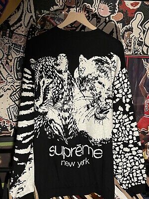 Supreme Big Cats Jacquard L/S Top | eBay