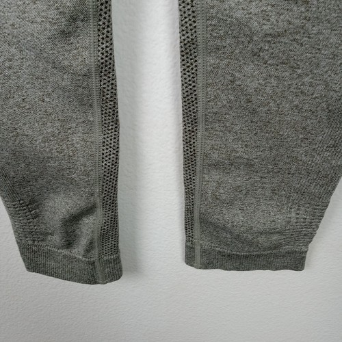 Leggings Women's Medium 28x26 Gray Crop Activewear Fitness Athletic Workout - Picture 6 of 12