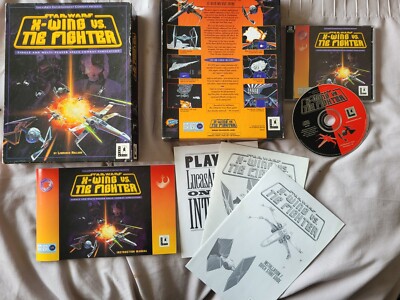 Star Wars X-Wing Vs Tie Fighter Big Box PC CD-ROM Spiel * ohne Einzelspieler DIsc
