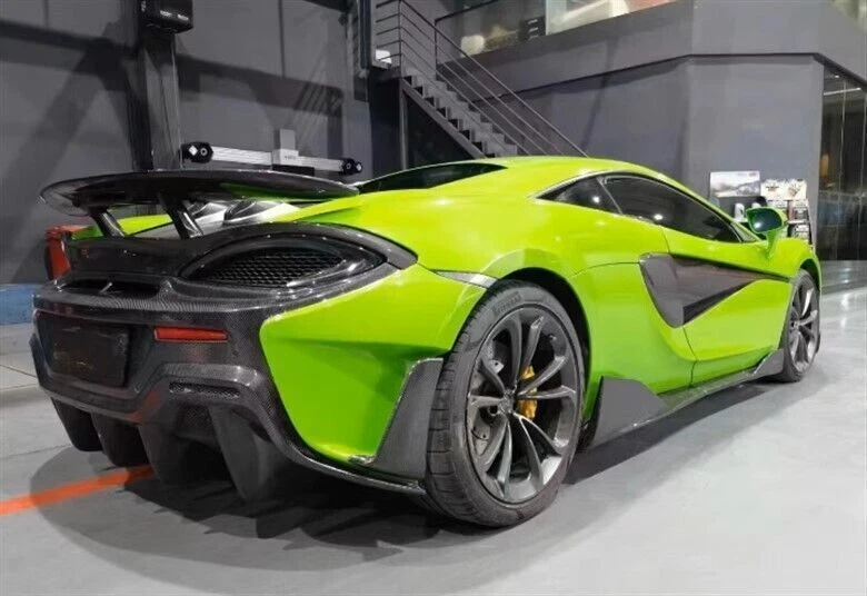 Para McLaren 570S 540C 570GT FIBRA DE CARBONO Falda Lateral PARAGOLPES DIVISOR DE LABIOS DIFUSOR Foto 3 de 4