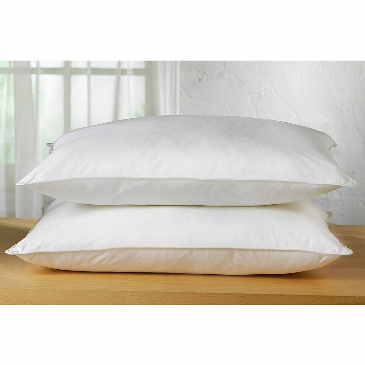 Bella Russo All season Down Alternative Pillows Set of 2 White Standard
