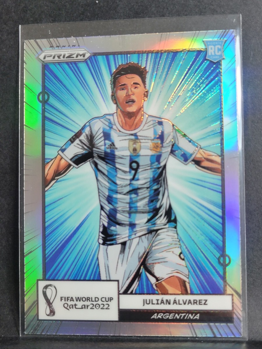 ⚽️2022 Panini Prizm World Cup Julian Alvarez Manga RC SSP CASE