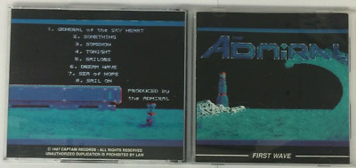 THE ADMIRAL First Wave AUDIO CD Pop Rock 1987 Captain Records EP Very Good!