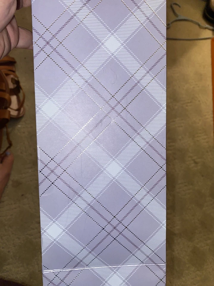 2 Best Dad Ever Periwinkle Plaid GROSAS Bolsas de Regalo de Alta Calidad Bolsa de Día del Padre Foto 4 de 4