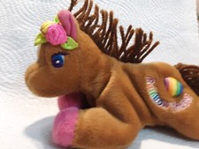 LISA FRANK RAINBOW CHASER BEANBAG PLUSH 7" L