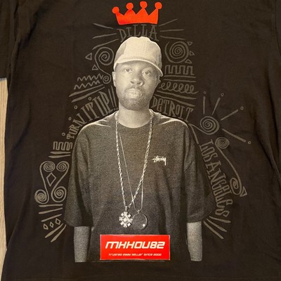 New Vintage Stussy J Dilla Turn It Up L/S Tee T-Shirt Black 2006  