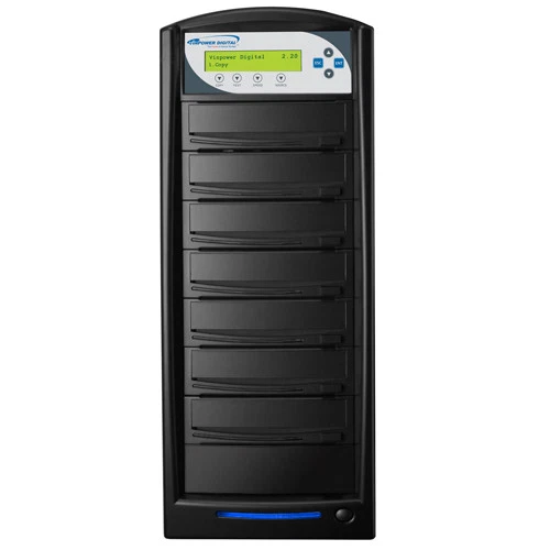 1-6 Network DVD CD Disc Duplicator Copier USB 3.0 + 320GB HDD SHARKNET-6T-DVD-BK - Image 2 of 4