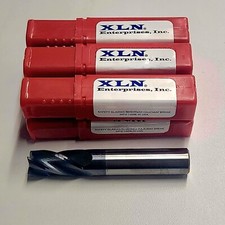 1/2" 4 FLUTE .030" RAD AlTiN COATED END MILL USA MADE R40012030TIA XLN (6PC)