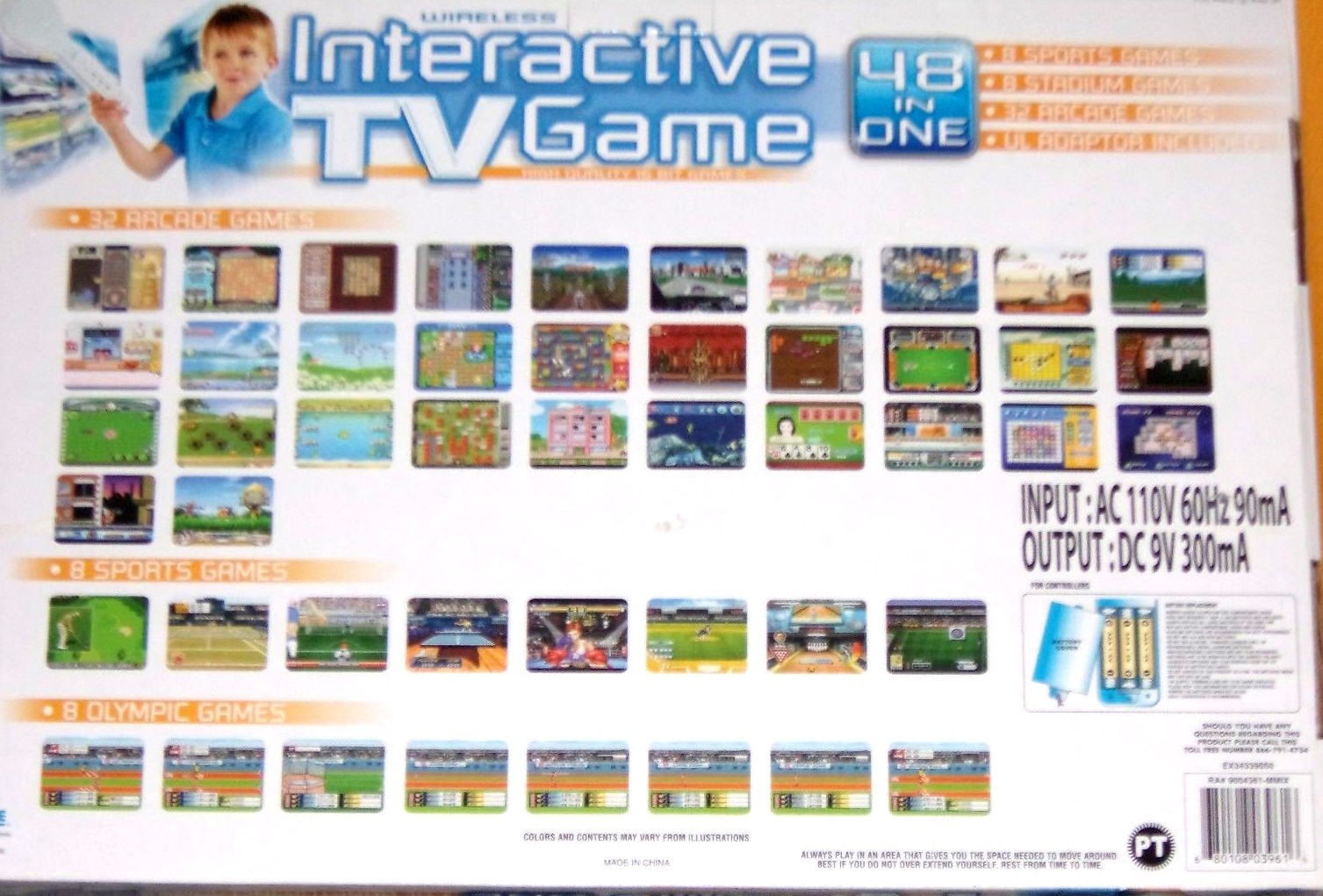 48 in 1 Wireless Interactive TV Game Free USA Shipping! eBay