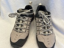 Merrell Crosslander 3 Low Hiking Shoes - Leather women -7, Silver/Antler NIB
