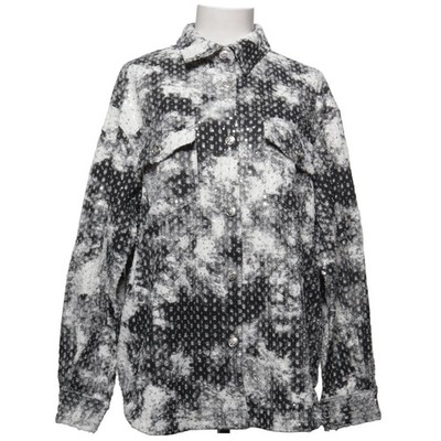 Yehwang Collection, Jacke, Damen, Größe: L, Schwarz/Weiß/Silber #49w