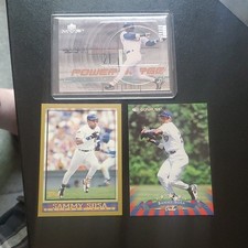 Sammy Sosa  Chicago Cubs MLB Upper Deck Topps Donruss 3 Card Lot