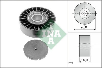 Schaeffler INA Umlenk-/Führungsrolle Keilrippenriemen 532 0169 10 für VW CORRADO