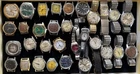 A Lot With 30 Vintage Watches, Gruen, Waltham, Bulova, Seiko And Others. PARTS