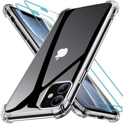Hülle für iPhone 17 17E Pro Max 16 15 Clear Case Handyhülle + 2 Displayschutz