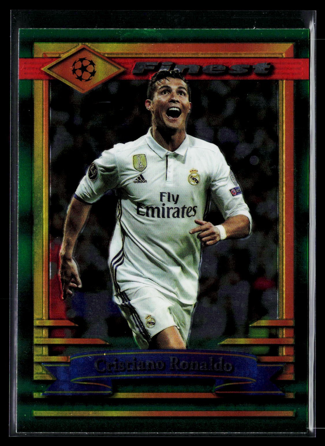 2022-23 Topps Finest Flashbacks UEFA Club Competitions #77 Cristiano Ronaldo