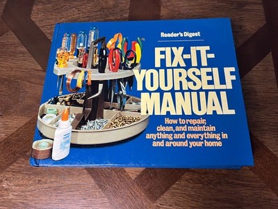 FIX-IT-YOURSELF MANUAL Home Repair Hardcover Book VTG  77 Small appliances etc