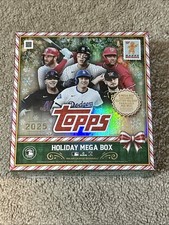 Topps 2025 Holliday Mega Box *OPENED PACKS* 100Cards (7 Glitter 3 SIV 1 Hit)READ