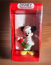 Vintage DISNEY MICKEY Schmid Christmas Holiday Seasonal Ornament