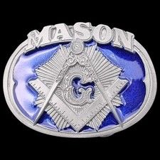 Masonic Freemasons Belt Buckle by C&J inc