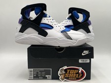 Nike Air Flight Huarache OG 2023 Talla 8.5 Auténtico Baloncesto Retro Blanco Usado