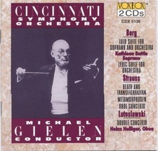 RICHARD STRAUSS - Gielen Conducts Berg, Lutoslawski & Richard Strauss - - 2 CD