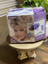 Vintage Conair Big Curls Setter Hot Rollers TS6B Curlers 1.5" Jumbo Flocked