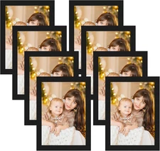 5X7 Magnetic Picture Frames for Refrigerator 8 Packs, Modified Sheet with Self A