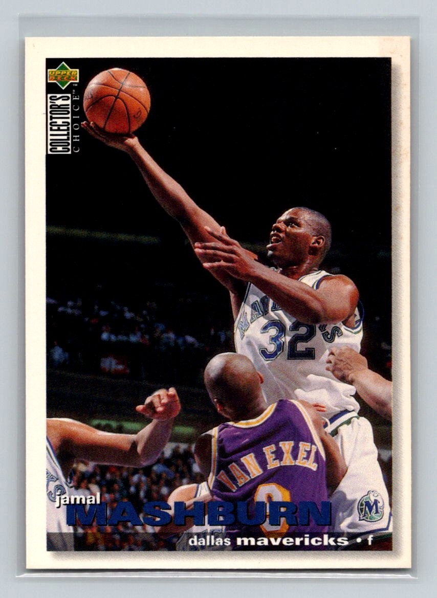 1995-96 Collector's Choice #307 Jamal Mashburn Dallas Mavericks Basketball Card
