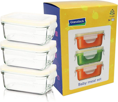 6Pcs Set Yum Yum Eco Friendly Airtight Spill Proof Baby Meal Food Storage Contai