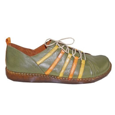 Gemini,Damenlederhalbschuh,khaki Gr. 37 - 42