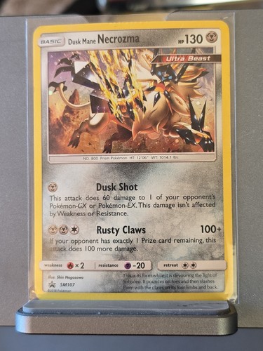 Dusk Mane Necrozma - SM107 Holo Sun & Moon Promo Pokemon Cosmos Holo 