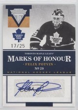 2011-12 Panini Titanium Marks of Honour 17/25 Felix Potvin #18 Auto g6s