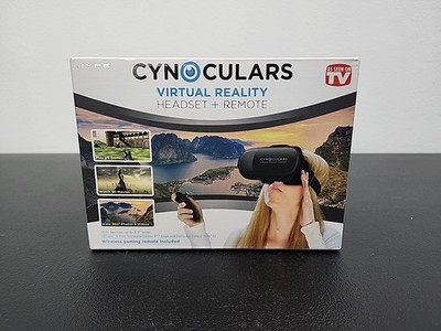 Cynoculars Wireless 3D Virtual Reality Gaming Headset With Remote