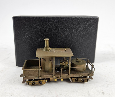 NorthWest Spur H0 Class A Climax 12 Ton vertical Boiler in OVP Brass Finescale