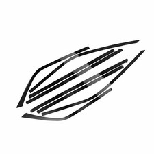 Gloss Black Chrome Delete Blackout Window Cover Decal For Chrysler 300 2011-2023